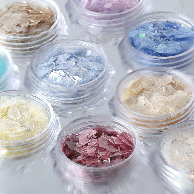 สี Holographic Chunky Glitter รวมเลเซอร์เล็บ Glitter Flakes Chunky Holographic เลเซอร์เล็บ Glitter