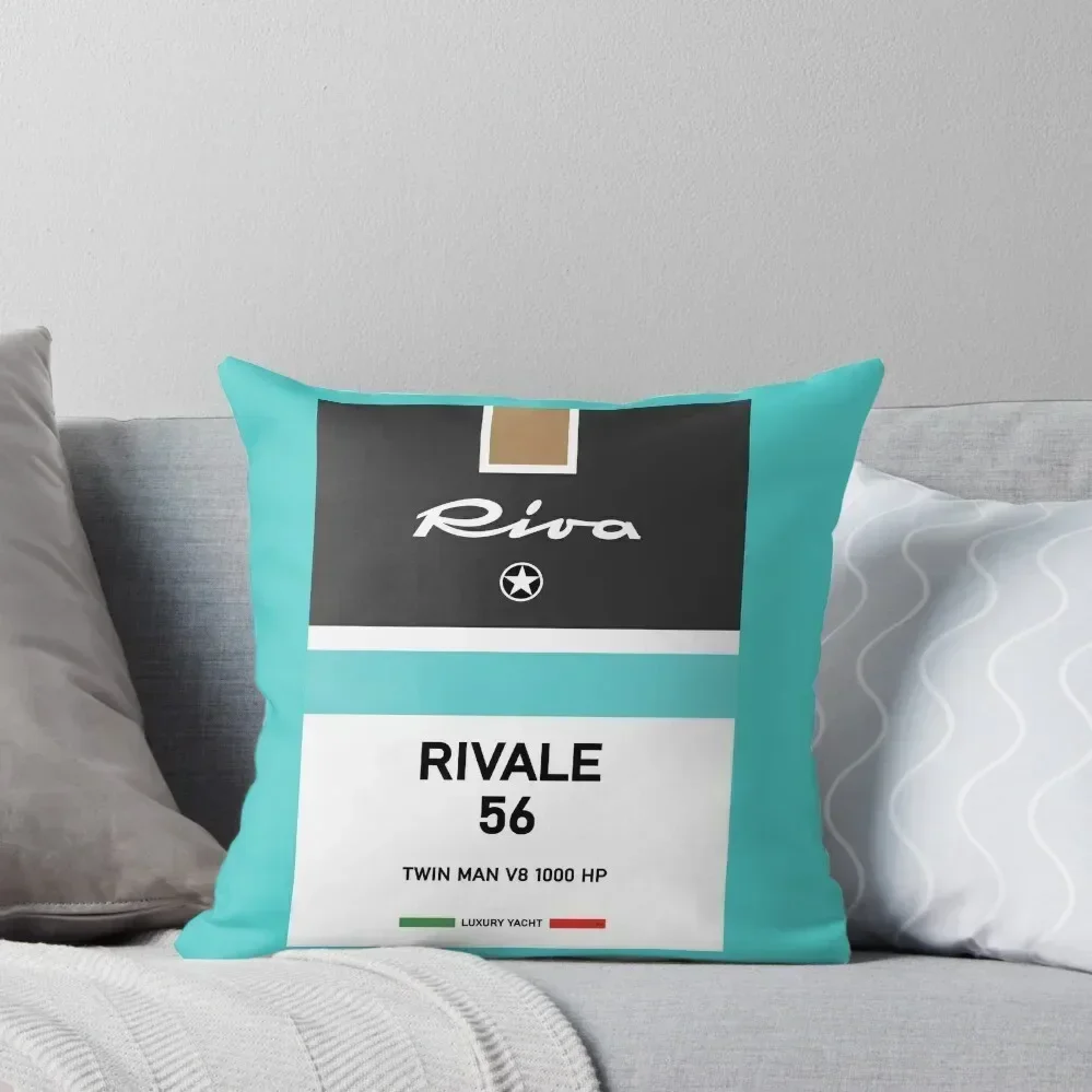 

Riva Rivale 56 Aquarama Monaco Cannes Yachting Throw Pillow Decorative Cushions Cushion Cover Set pillow