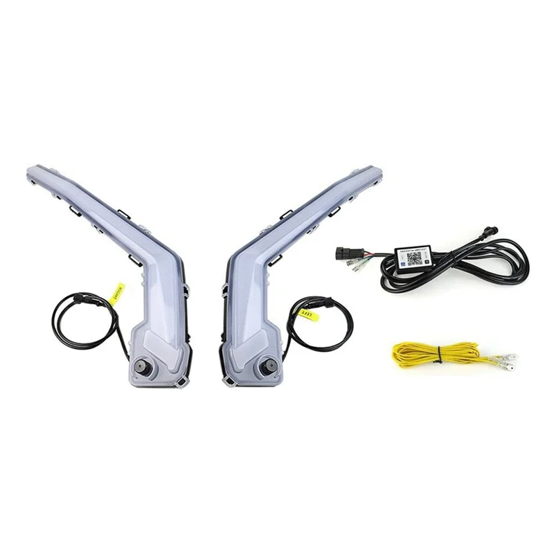 

AR-1 Pair UTV LED Front Signature Light Amber Turn Signal Lights For Can-Am Maverick X3 XDS XRS 2017 710004994 710004995