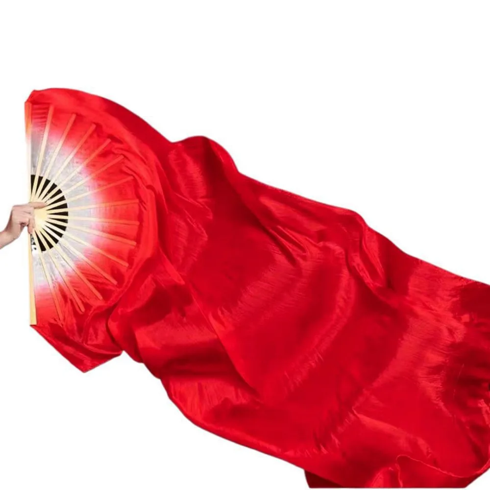 Abanico Danza del Vientre degradado color – 120 cm para bailarinas - imagen 3