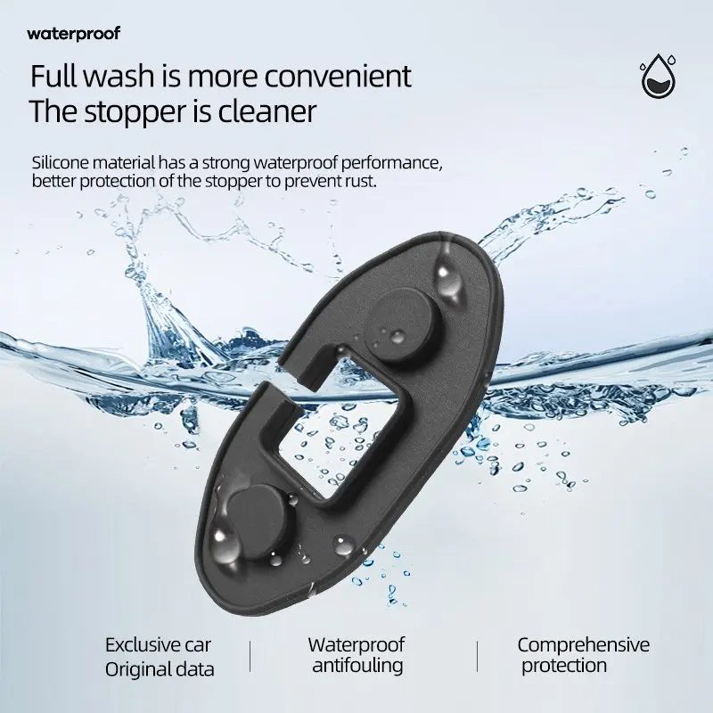 مناسبة ل Lynk & Co 10emp غطاء قفل الباب محدد الباب الخاص سيليكون امتصاص الصدمات حماية وسادة تعديل الملحقات