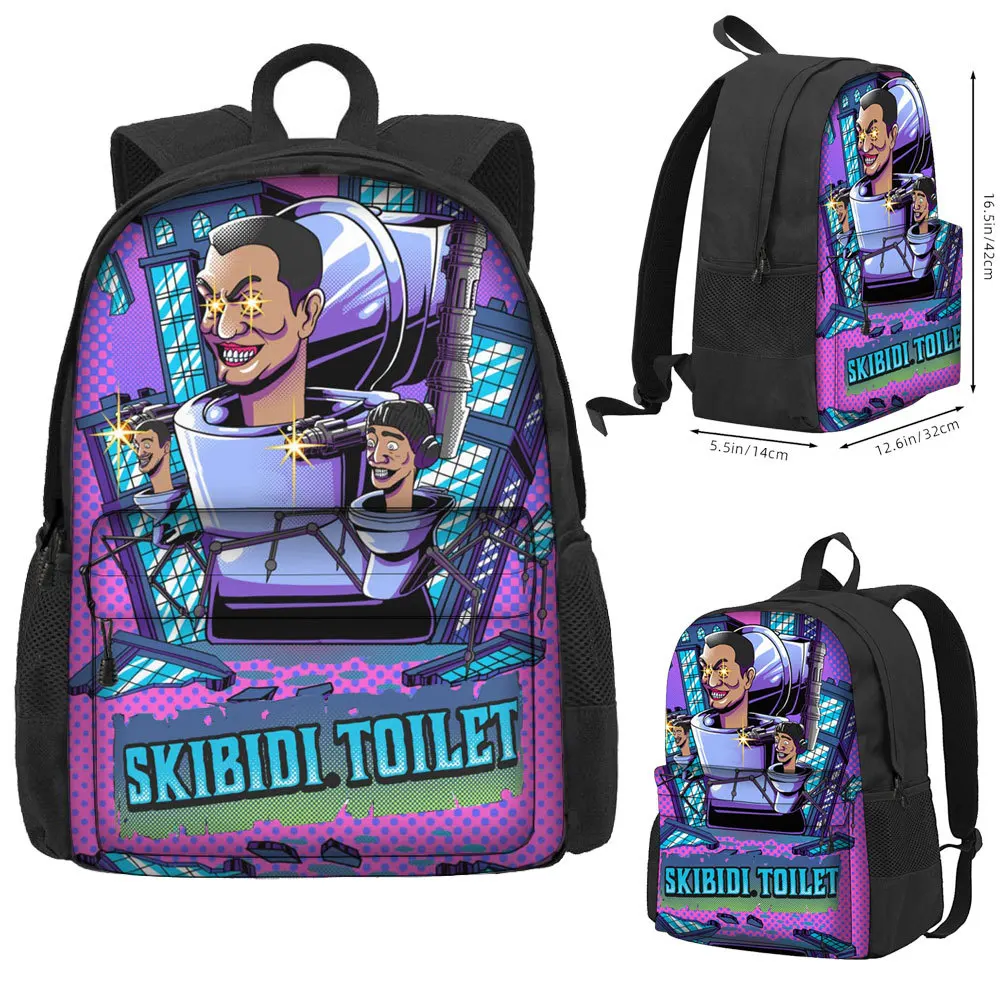 

skibidi toilet Titan Speakerman School Bags For Teenage kids Backpack Outdoor Sports Travel Backpack Student notebook Bookbags