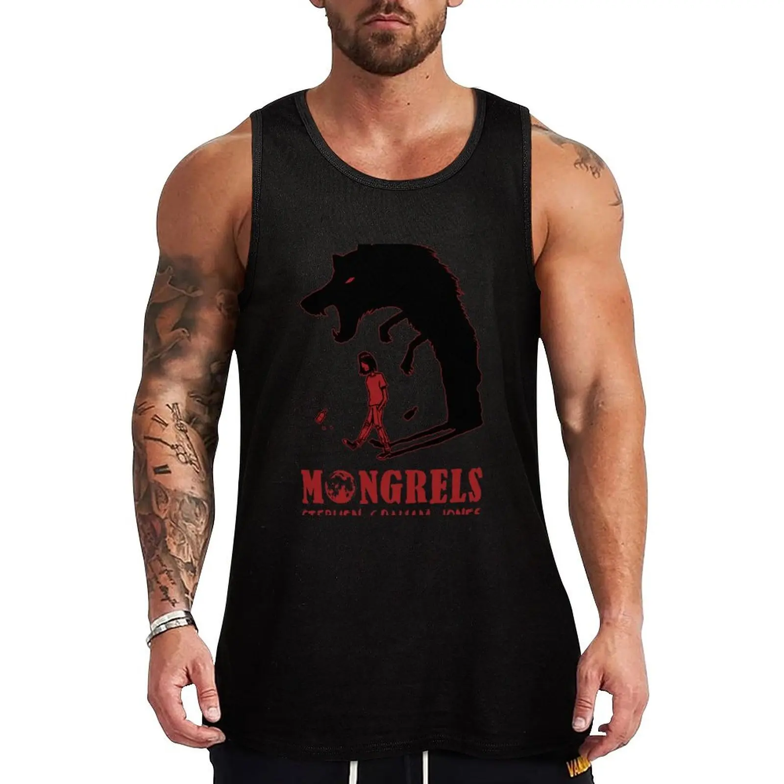 MONGRELS (shadow) Tank Top Man summer clothes best selling products vest for men Top