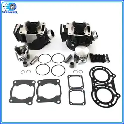 1SET Cylinder Head Piston Gasket Top End Kit for YAMAHA Banshee YFZ350 1987-2006 Cylinder Diameter 63mm 2GU-11311-00-00