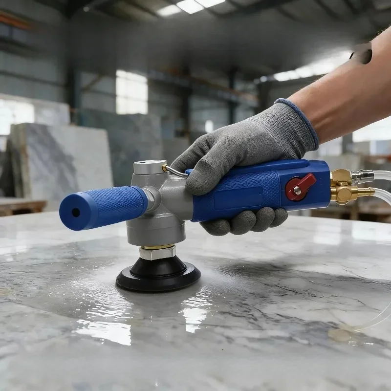 3/4 Inch Air Pneumatic Sander Water-feed Mill Wet Polisher Tool Machine for Marble Quartz Granite Stone Polishing