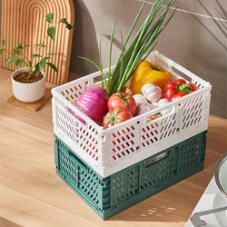 Plastic Foldable Storage Crate Folding Box Basket Stackable Cute Makeup Jewellery Toys Boxes For Storage Box Organizer