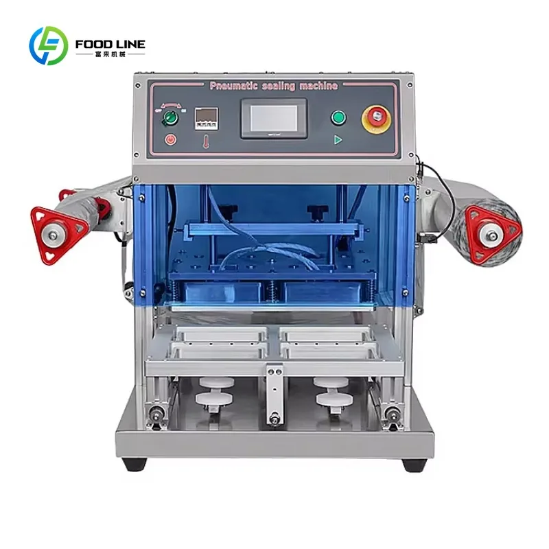 Custom Nitrogen Box Tray Packaging Machine Professional Automatic Desktop Sealer for Food Tray Packing Industrial Use