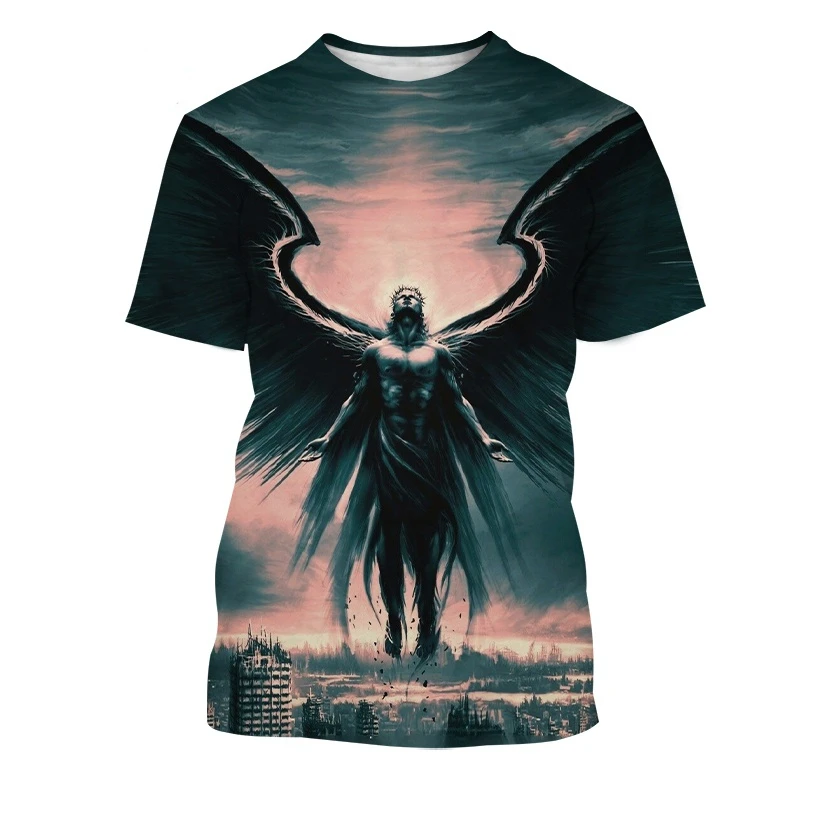 Hot Sale Supernatural Horror Movie Spawn 3D Printed T Shirt Cool Casual Fashion T Shirt Unisex Short Sleeve Sports Top Plus Size