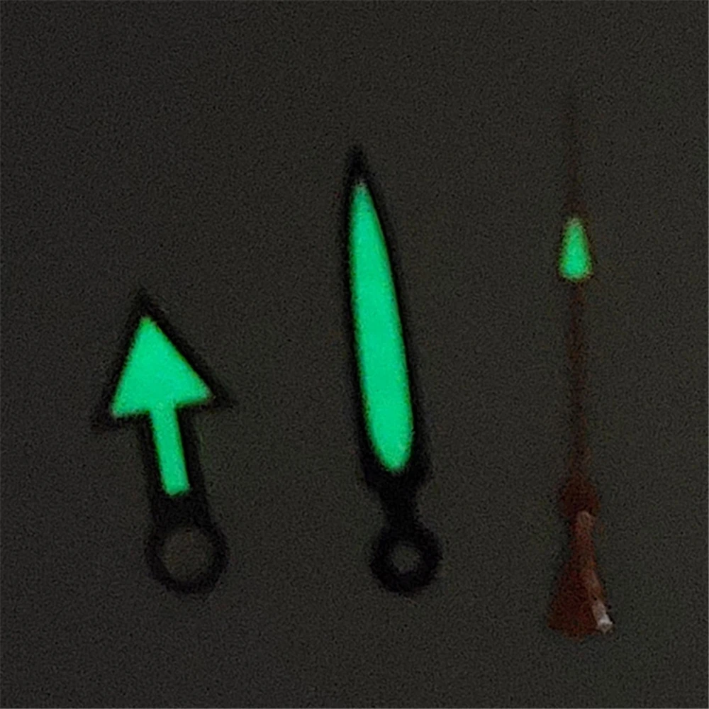 Green Luminous Watch Pointer for NH35/NH36/4R36 Automatic Movement Rose Gold White Watch Hands Orange Second Hands NH35 Needles