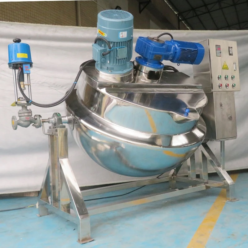 Automatic steam heating sandwich pan, mayonnaise emulsifying wok