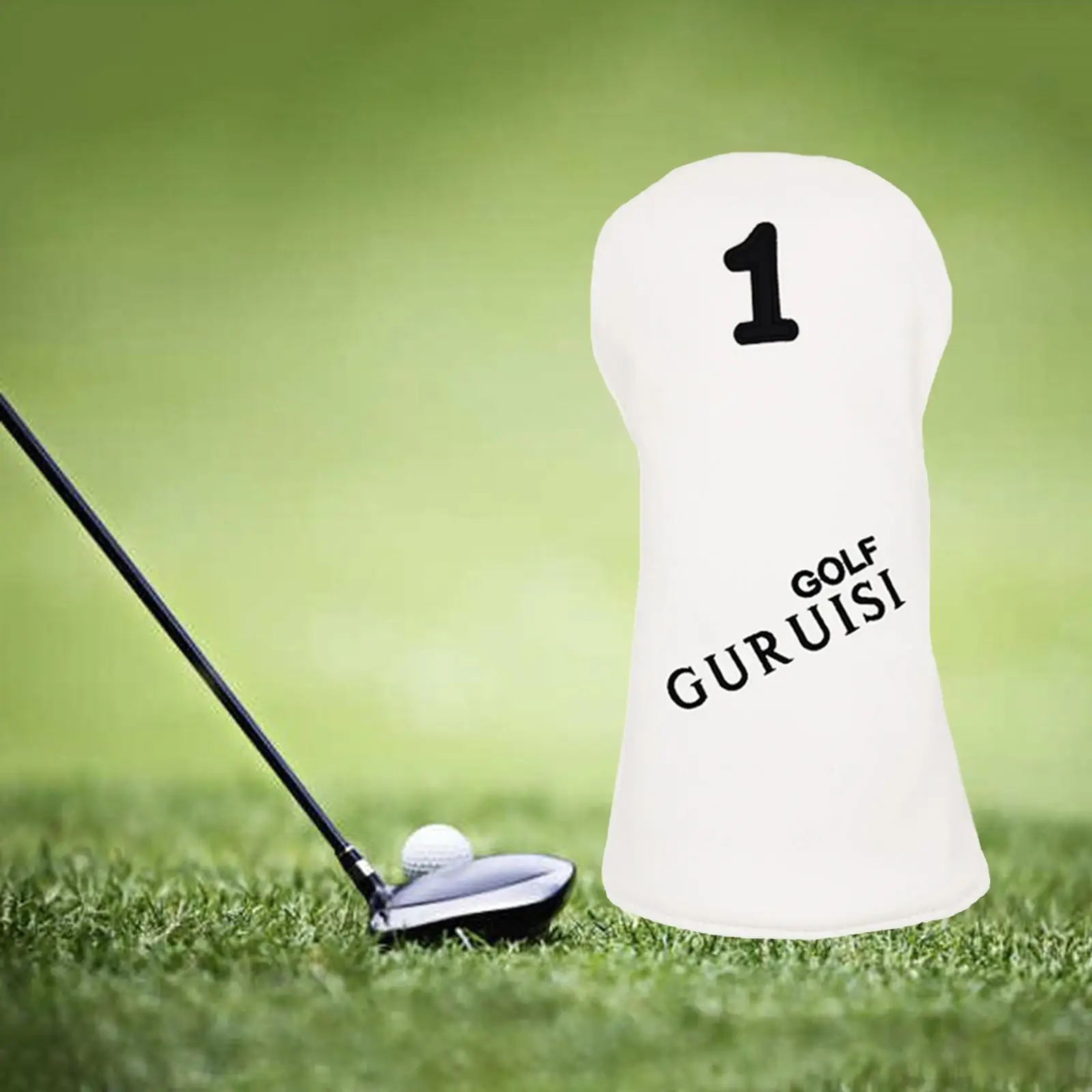 PU Leather Golf Wood Cover Waterproof Guard Driver Fairway Iron Cover Headcovers Golf for Club Protection in Golf Bag