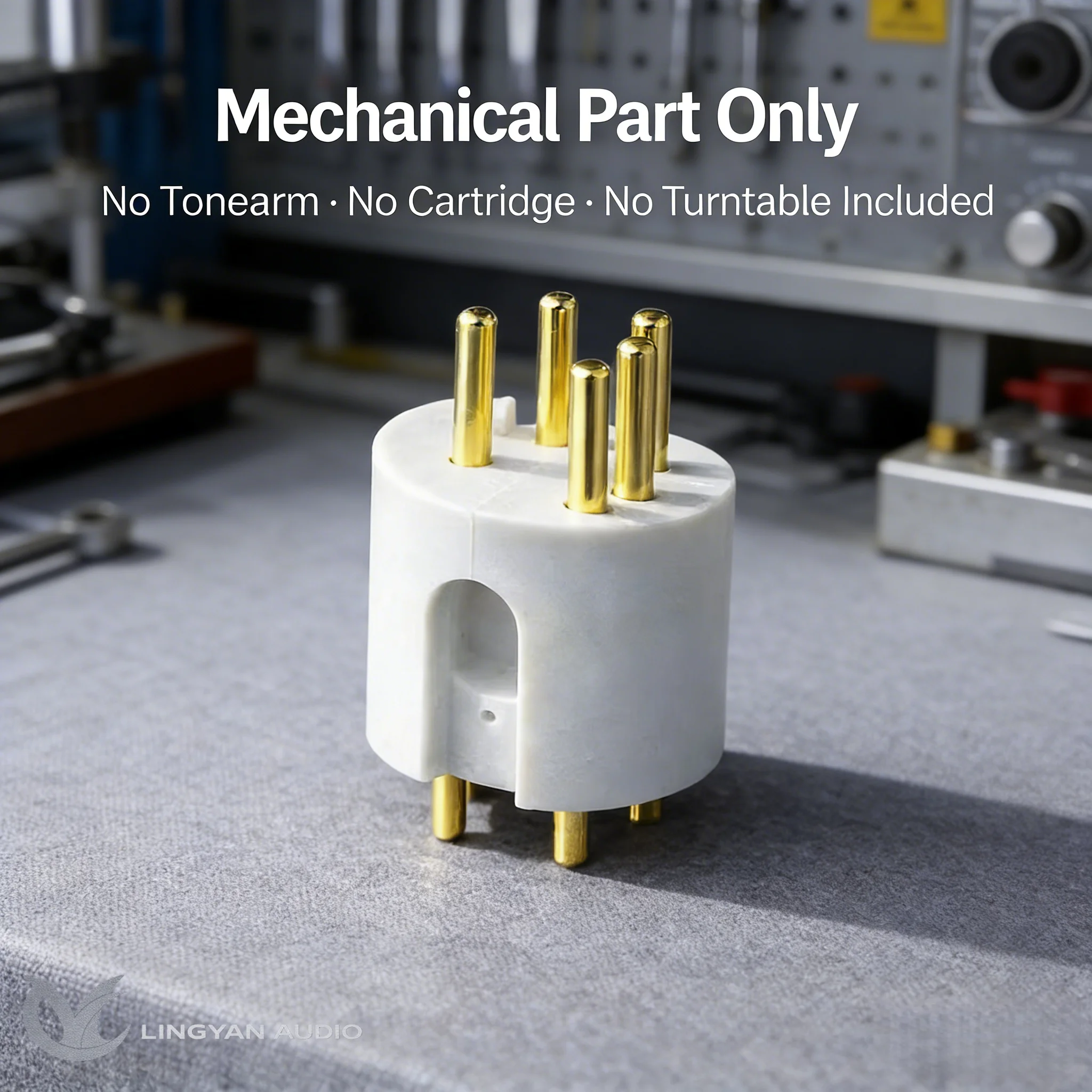 

Разъем для тонировочного рычага с 5 контактами, корпус из ПТФЭ (тефлона), позолоченные контакты, высокоточный, стабильный, с низкими потерями сигнала