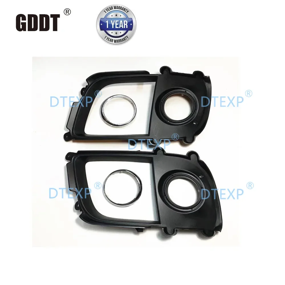 1 Full Kit Fog Lamp Set for Evo 10 Fog Lamp Cover Fog Lamp Support and Silver Ring Cover for Evo X Not for Lancer