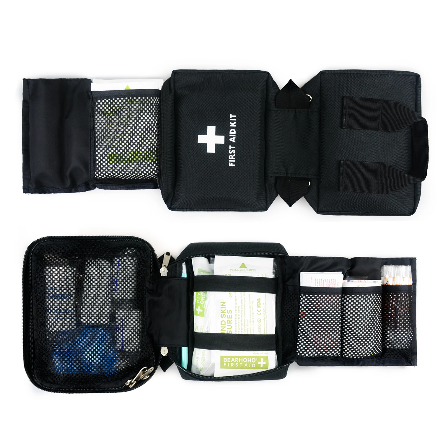 188 pçs kits de primeiros socorros casa caso médico completo ao ar livre kits de emergência essenciais para acampamento caminhadas esportes caça desastre resgate