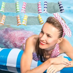 Amaca gonfiabile in PVC galleggiante, tappetino per piscina con amaca Aqua, giocattolo per feste con materasso da spiaggia per uomo adulto donna