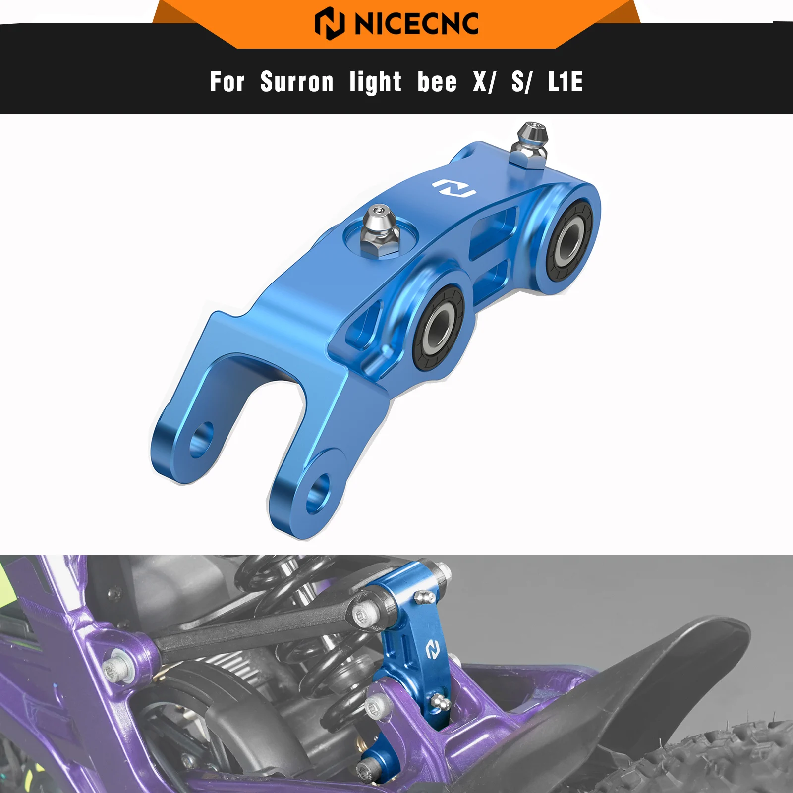 

NICECNC Rear Suspension Linkage For Surron light bee X light bee S light bee L1E Segway X 160 Segway X260 Sur-ron Bike Parts