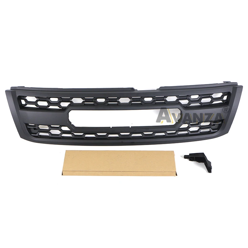 Grill with lights front bumper grille parts modification accessories Racing grill Fit For NISSAN Patrol Y61 2003 2004 2005