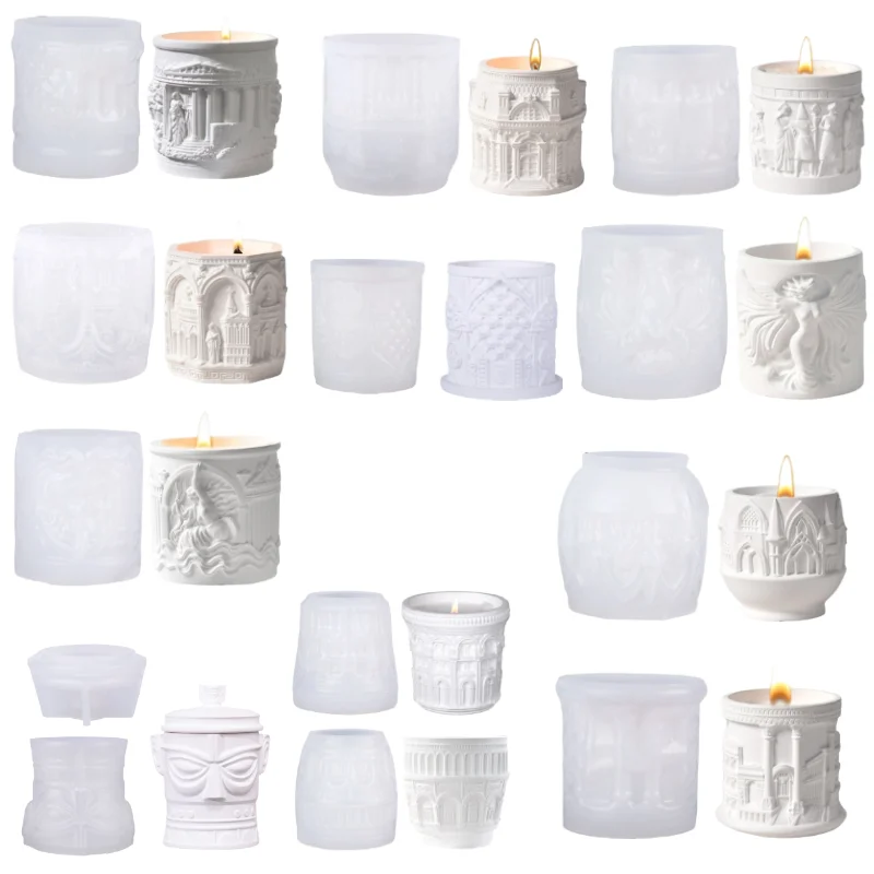

Multipurpose Reusable Nordic Styles Flexible Silicone Craft Mould for Plaster Castes Resin Jewelry Decorative Storage Solution