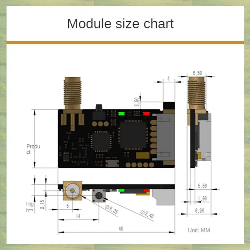 N15R-2X SX1278 433M Modul Nirkabel Lora Modul Penerima Pemancar Seri UART