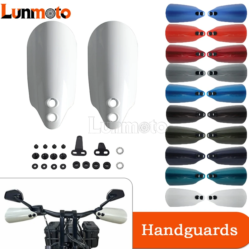 Club Style Motorcycle Handguards WindShield Hand Protector PC Hand Guards For Harley Touring Road King FLHR FLHRC CVO/SE 08-2016