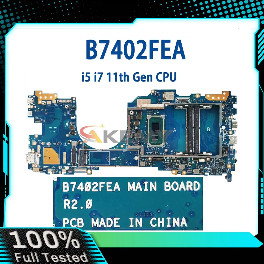 

For ASUS B7402F B7402FV B7402FEB B7402FEC B7402FED B7402FEAR B7401FEA B7403FEA B7402FMA ExpertBook B7 Flip motherboard B7402FEA