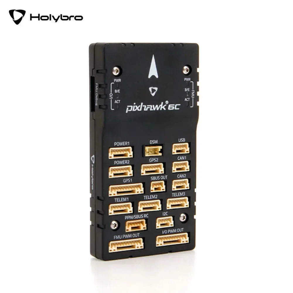 Holybro Pixhawk 6C Autopilot kontroler lotu listwa przypodłogowa (obudowa aluminiowa/plastikowa) PM02/PM06/PM07 moduł zasilania M9N/M10 GPS dla FPV