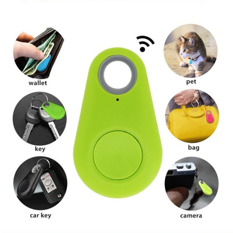 Droplet Shaped GPS Anti-Loss Device Tracking Locator Bidirectional Alarm Key Chain Search Device Mobile Anti-Theft Reminder