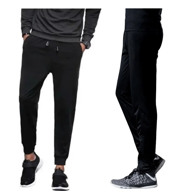 

Мужские брюки для бега, футбольные тренировочные брюки, длинные прямые спортивные спортивные штаны с манжетами, весна-осень, Pantalones Hombre