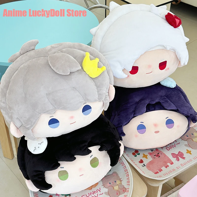 Anime Love and Deepspace Rafayel Zayne Xavier Sylus Cosplay Doll Big Head Cushion Fluffy Throw Pillow Stuffed Toys Mascot Gift