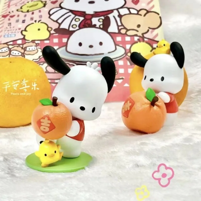 Sanrio pochacco ตุ๊กตาการ์ตูนน่ารักและสร้างสรรค์, ใหม่ตุ๊กตามือรุ่นทันสมัยและใช้งานได้หลากหลายของตกแต่งตั้งโต๊ะของขวัญวันหยุด