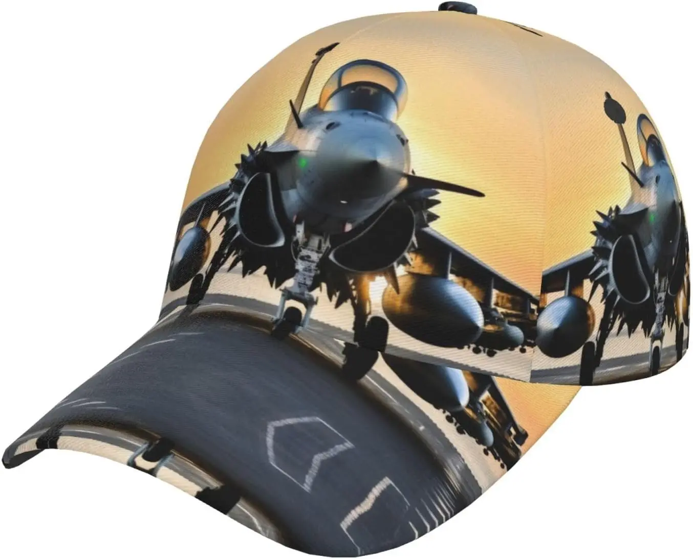 Airplane Art Print Unisex Baseball Cap - Full Frame Print Design, Adjustable Size Designer Cap Men