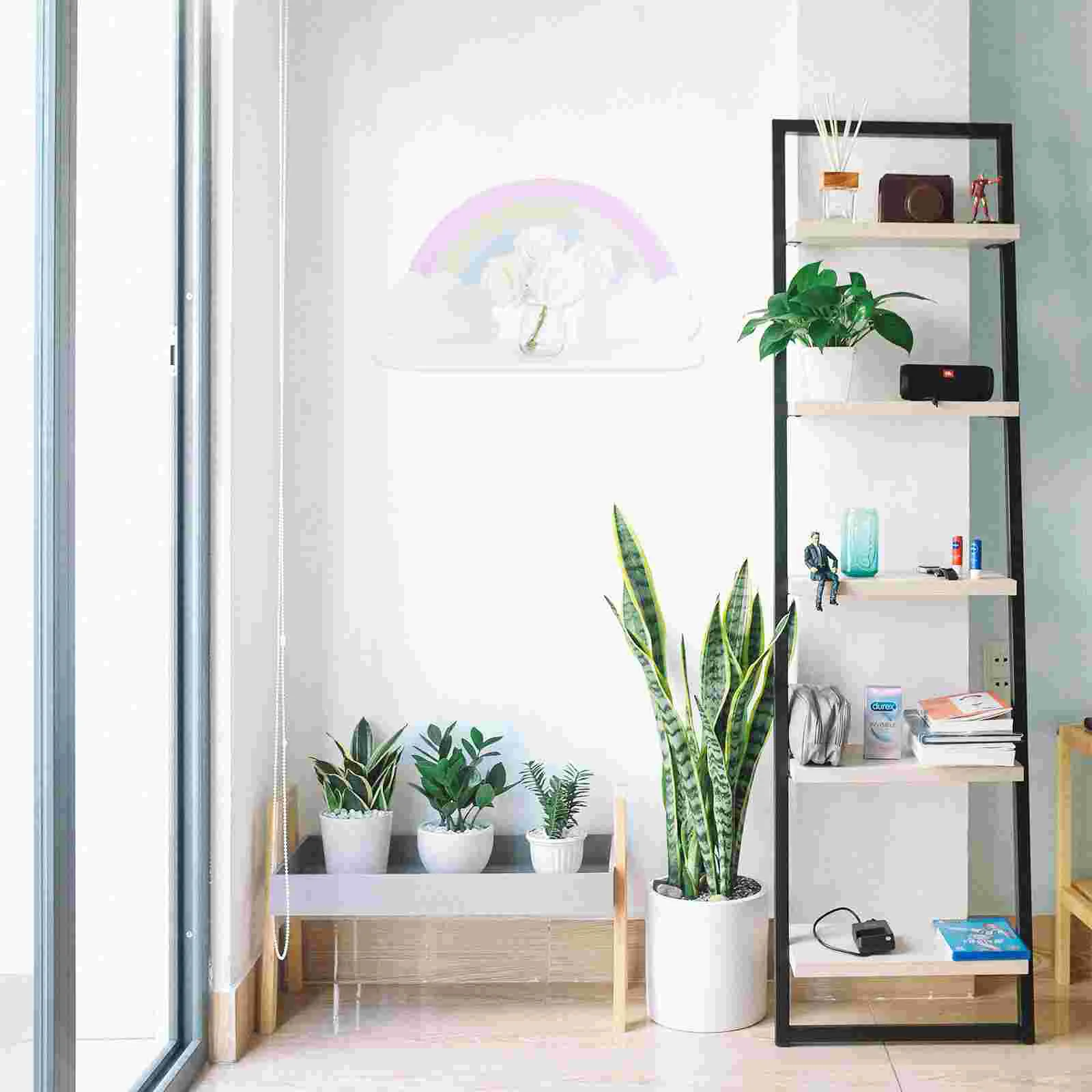 Cloud Shelf Multifunctional Storage Rack Simple Style Children's Room Sundries Holder Wooden Home