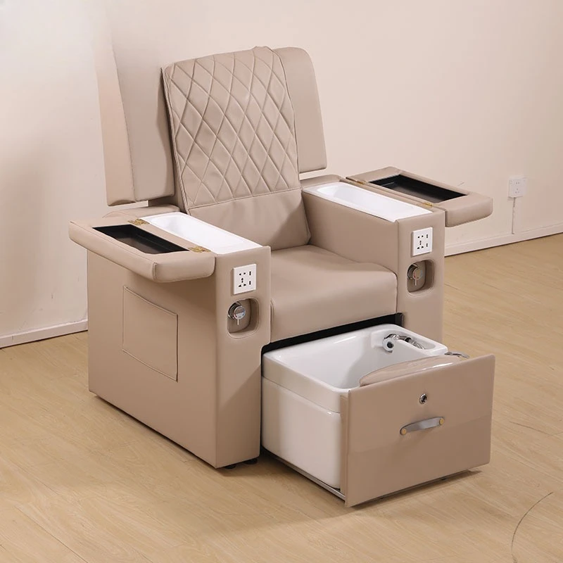 

Electric Manicure Foot Chair Beauty Salon Nail Shop Multifunctional Eyelash Pedicure Foot Soaking Chair Massage