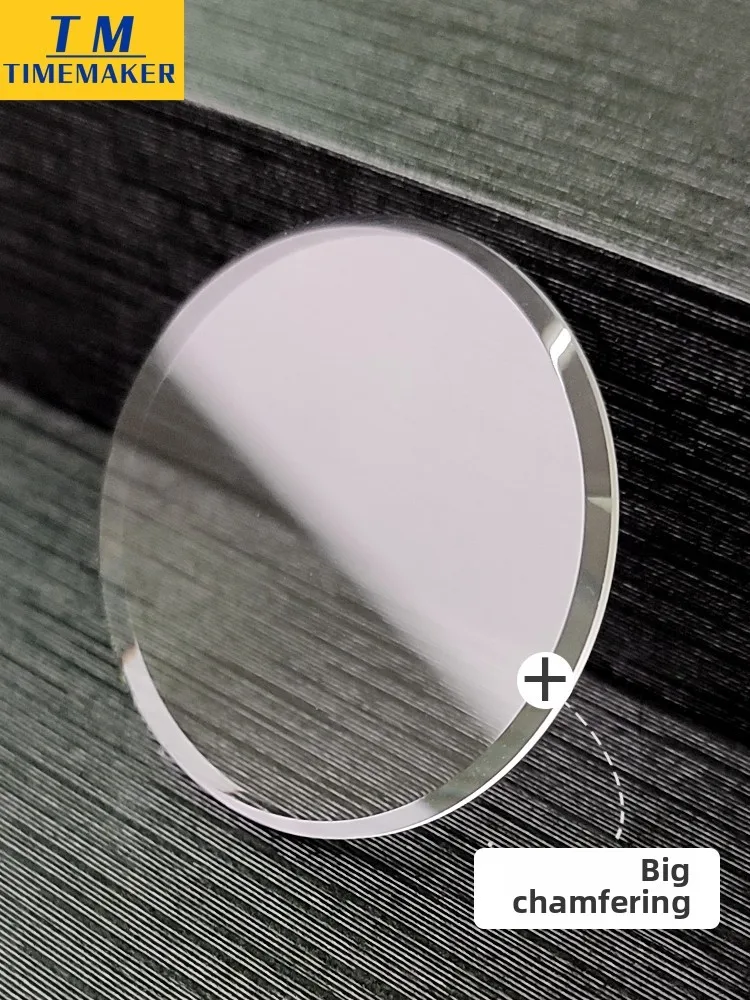 For Seiko No.5 series 30x1.8mm Mineral Glass Flat Big Chamfer Crystal Clear Coating glass Replacement Parts mirror