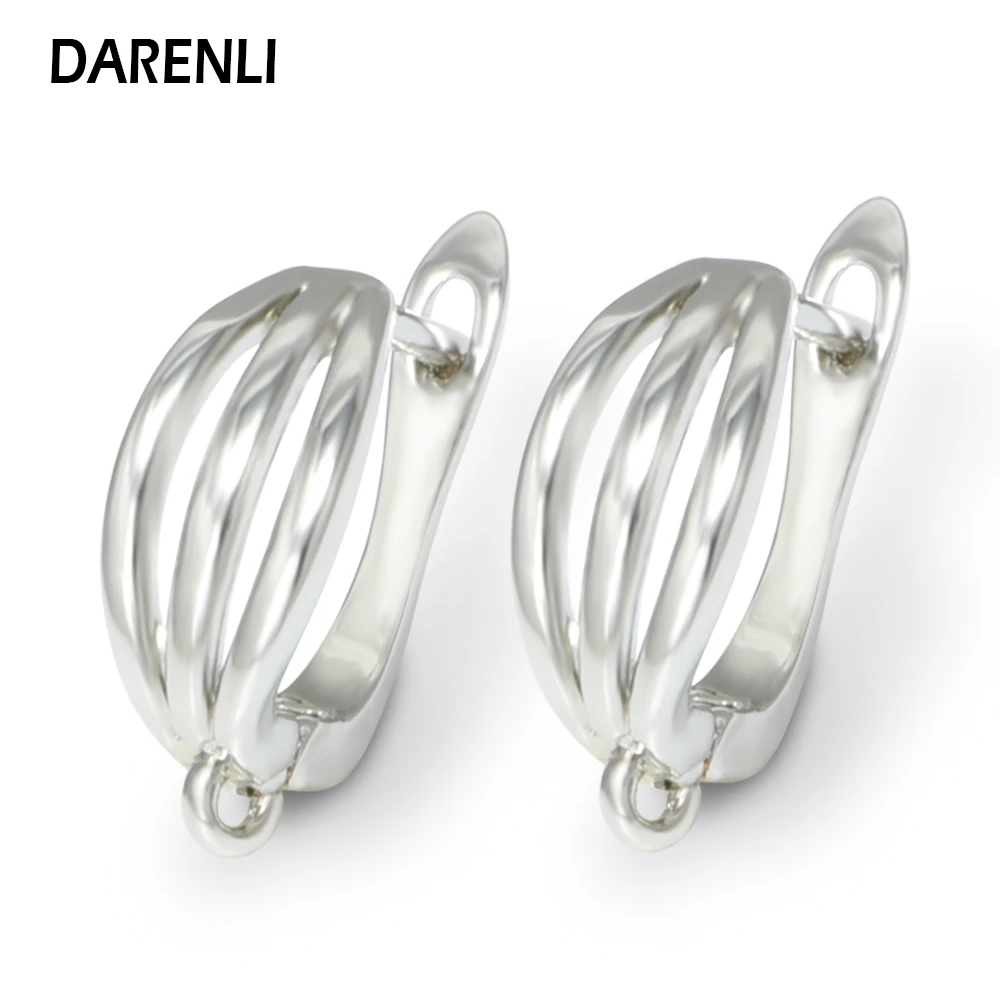 

DARENLI Hypoallergenic 18K Gold/Rhodium Plated Earring Hooks Diy Jewelry Making Accessories For Women Materials Wholesale ﻿