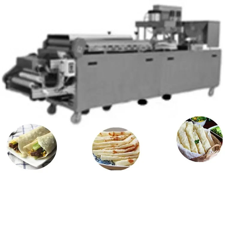 Thickness Adjustable Chapati Machine Small Pita Bread Production Line Chapati Maker Bread Making Machine For Home