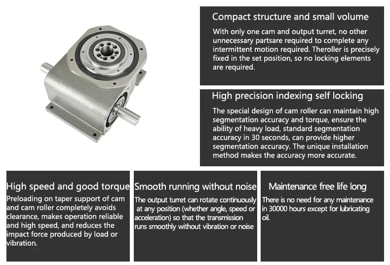 Высокоточный кулачковый индексатор серии 70DsF, поворотные индексные столы для деталей передачи мощности автоматического штамповочного станка