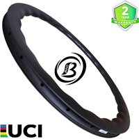 Bola carbon wave rims 700c 24 holes road gravel cycling super ultra light weight marble T800 velo rings hoop jante 21/23/28/30mm