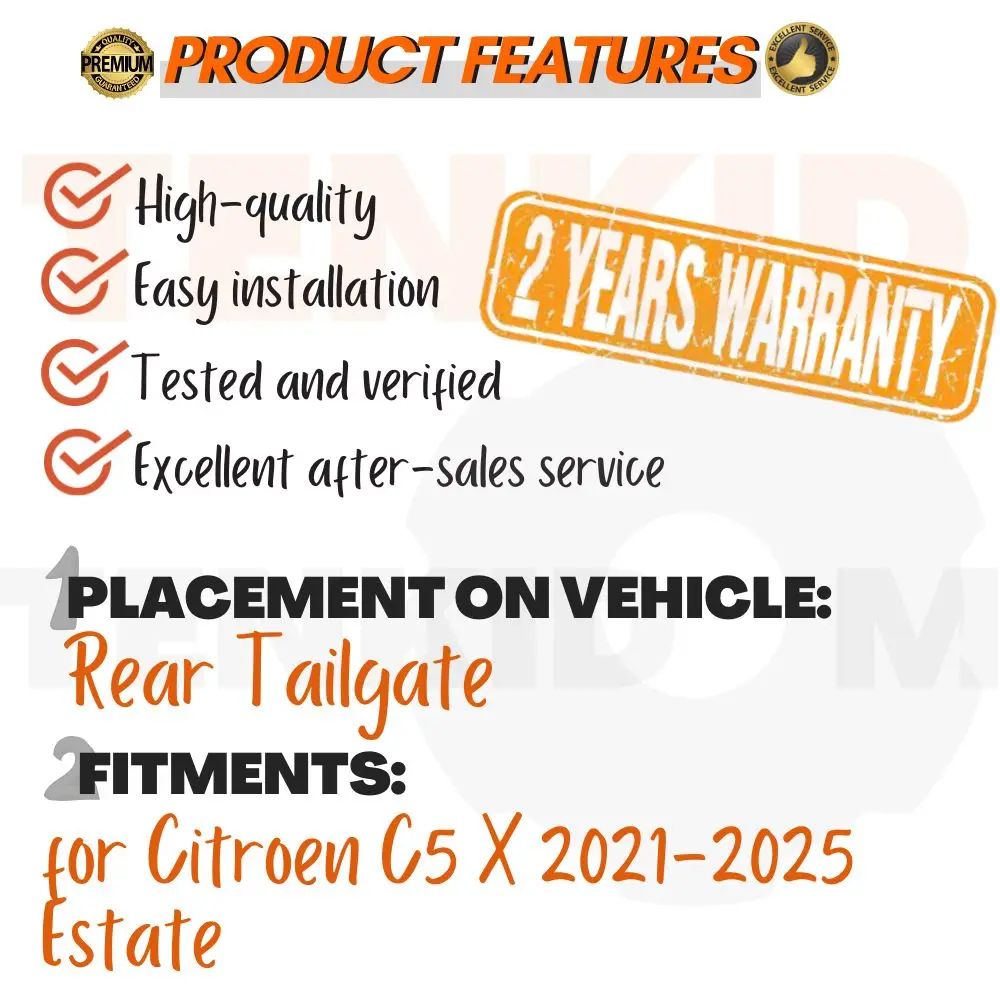 

Амортизаторы и пружины для крышки багажника Citroen C5 X 2021-2025 (универсал)