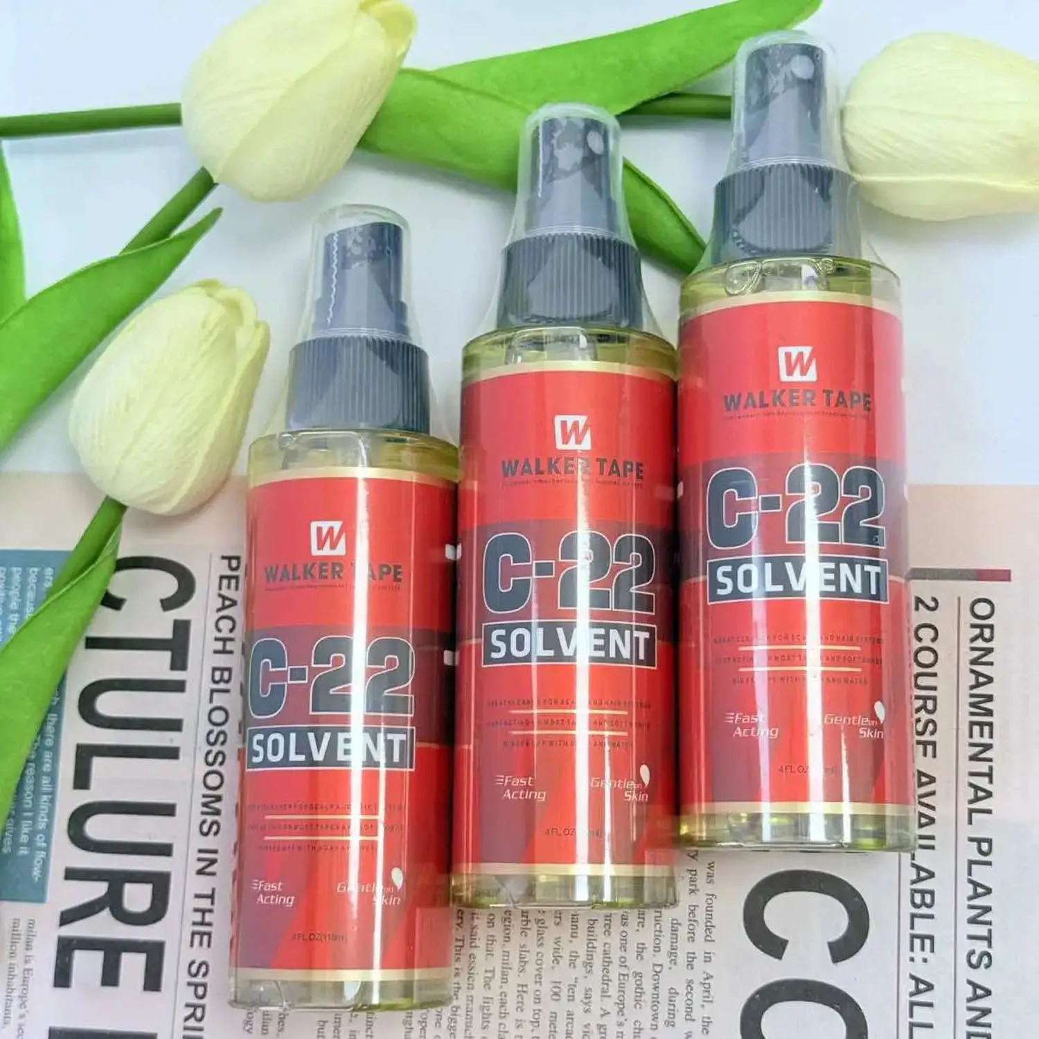 

10 шт. C-22 лента для удаления клея с растворителем для волос для кружевных париков и париков, прочная двусторонняя лента и мягкие склеивания парика, оптовая продажа