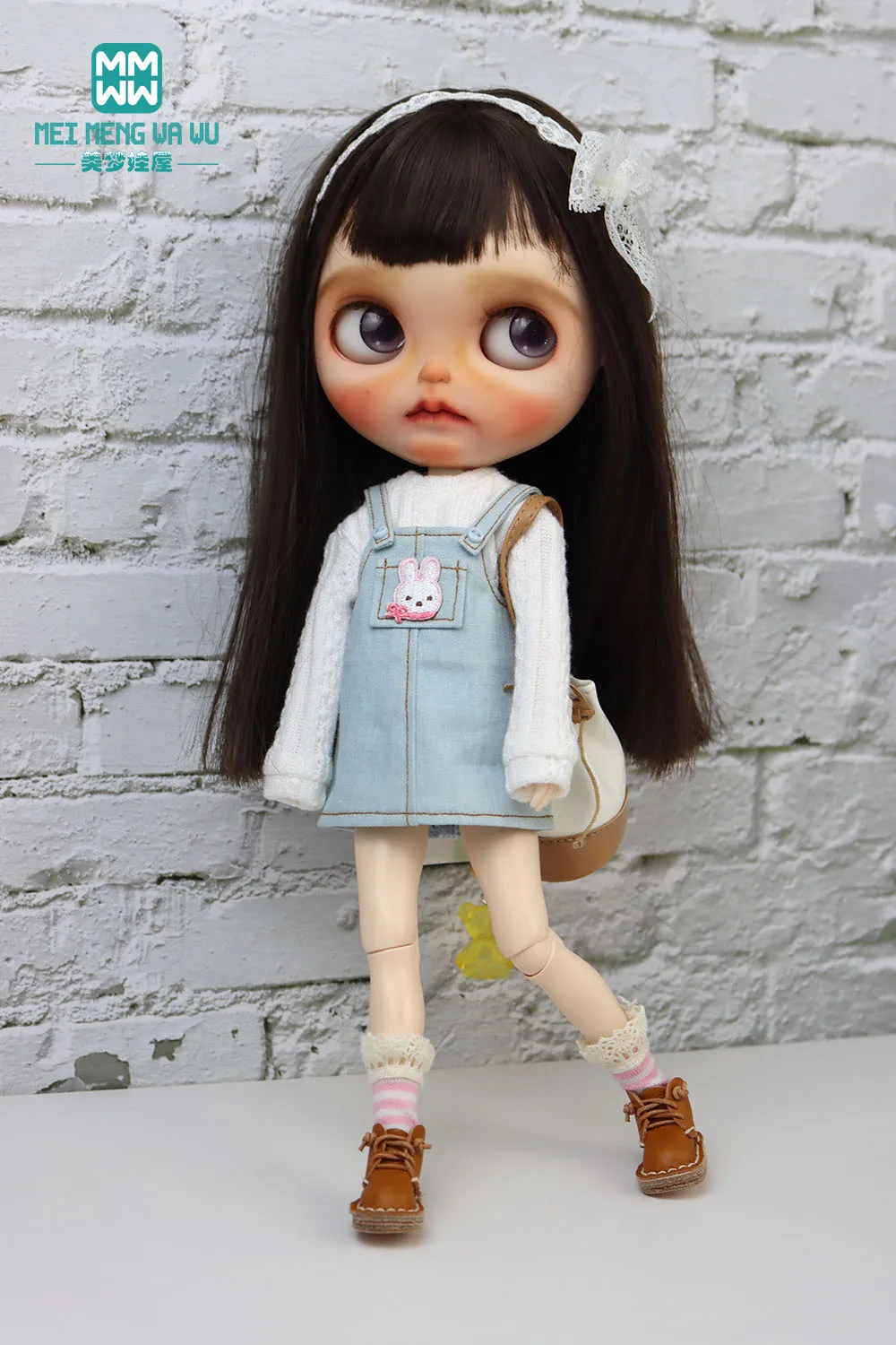 

mini Fashionable knitted cardigan Fit 28cm Blyth Azone, Obitsu Doll Accessories Girl Gifts