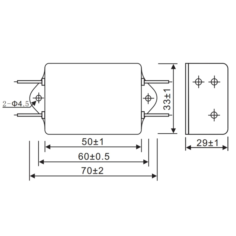 EMI FILTER SGAL1-6A2 L-2X5mH C-0.2+0.1uf(X2) C-4X3300PF(Y) R-1M 110/250VAC 50/60HZ HPF 25/085/21 High Performance filters