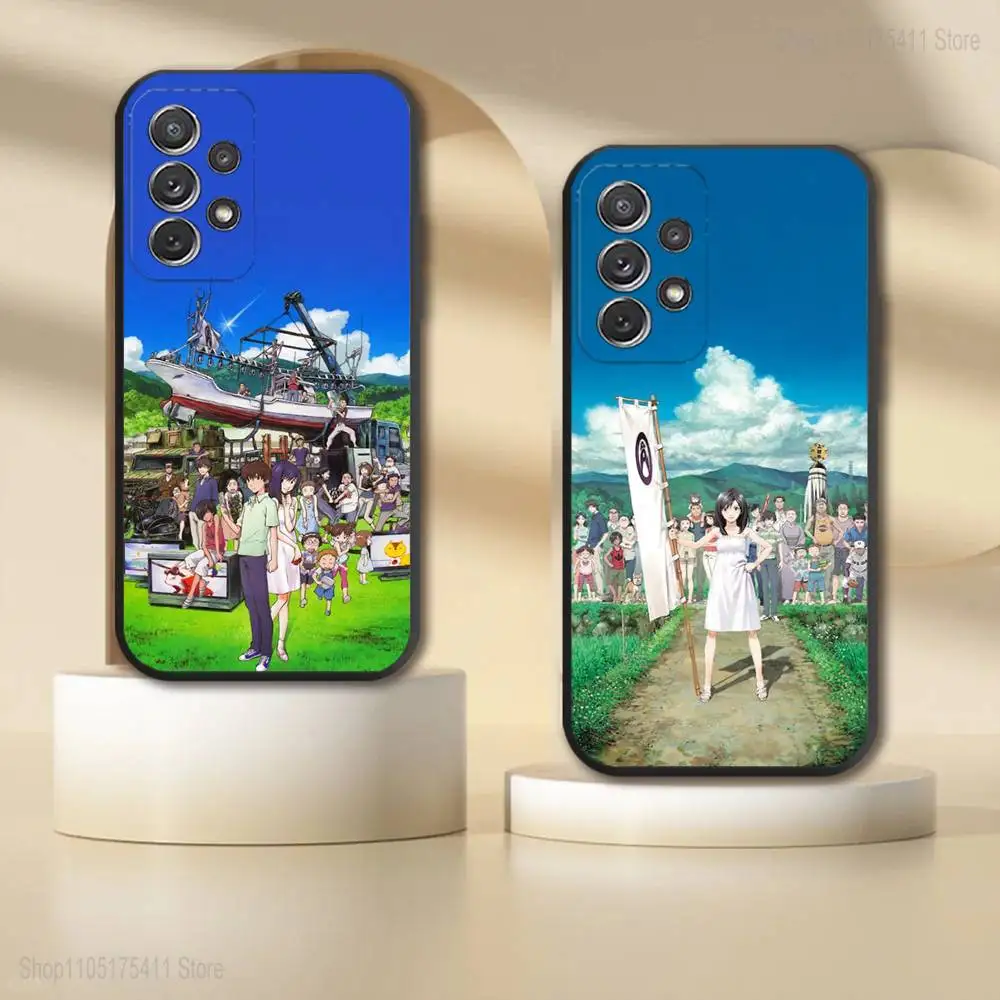 

S-Summer Wars Anime Phone Case For Samsung S 25,24,23,22,30,21,10,9,Ultra,Plus,Lite,FE,4,5G Black Soft Case