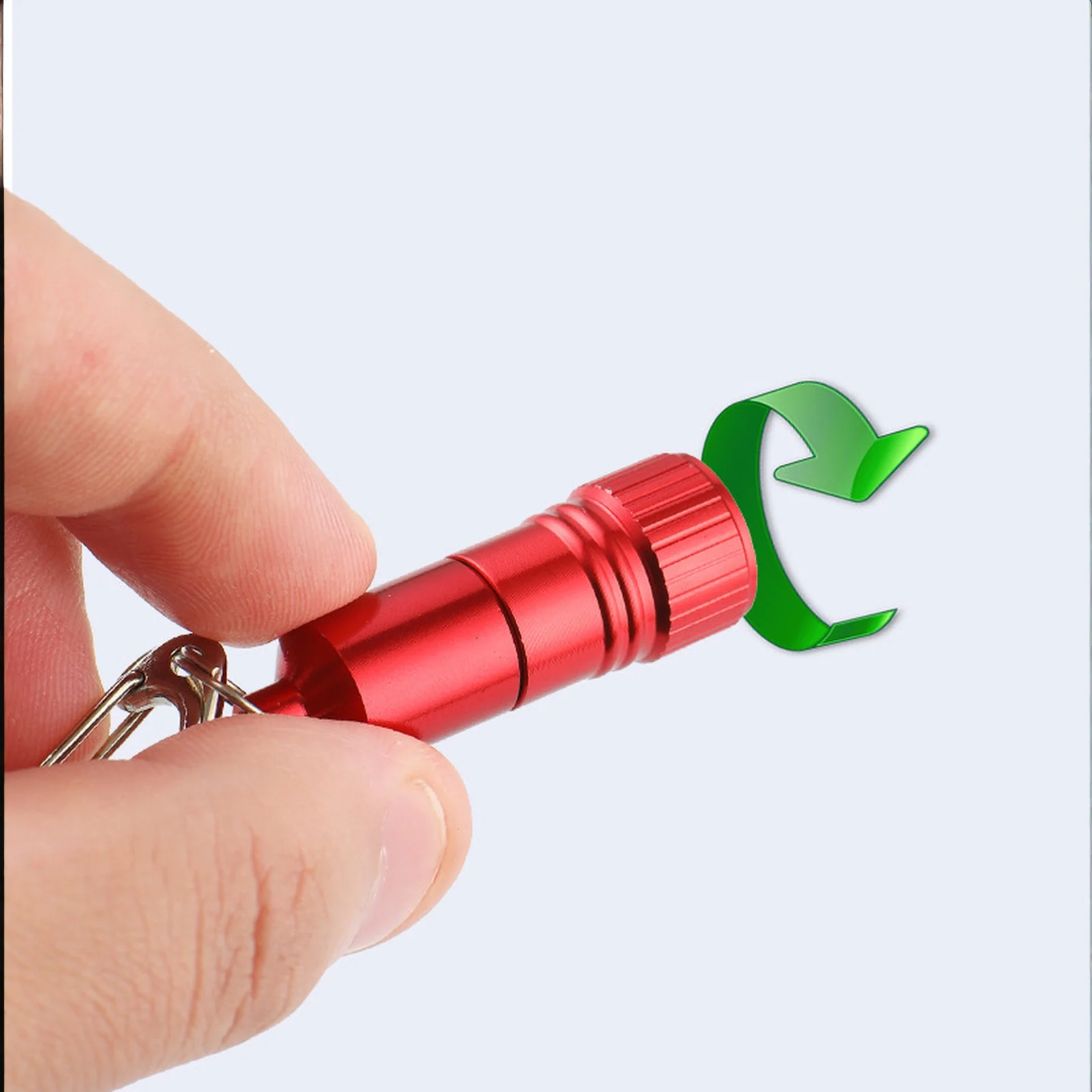  Mini Flashlight Keychain Ring Waterproof Small LED Flashlight Keychain Portable Keychain Light for Camping Holiday Gifts view 4