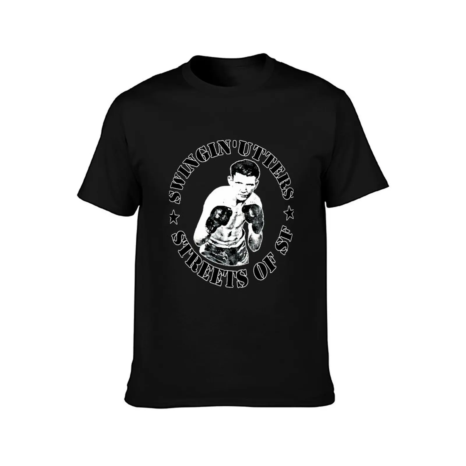 American Punk Rock Band Swingin Utters Streets Of Sf T-Shirt Basic Simple Design Short Sleeve Shirt T-Shirt