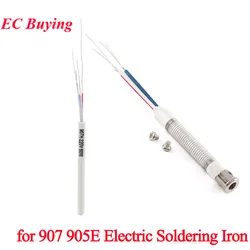 2Pcs/1pc 907H 220V 60W Ceramic Internal Heating Element 907 905E Electric Soldering Iron Core Heater Adjust Constant Temperature