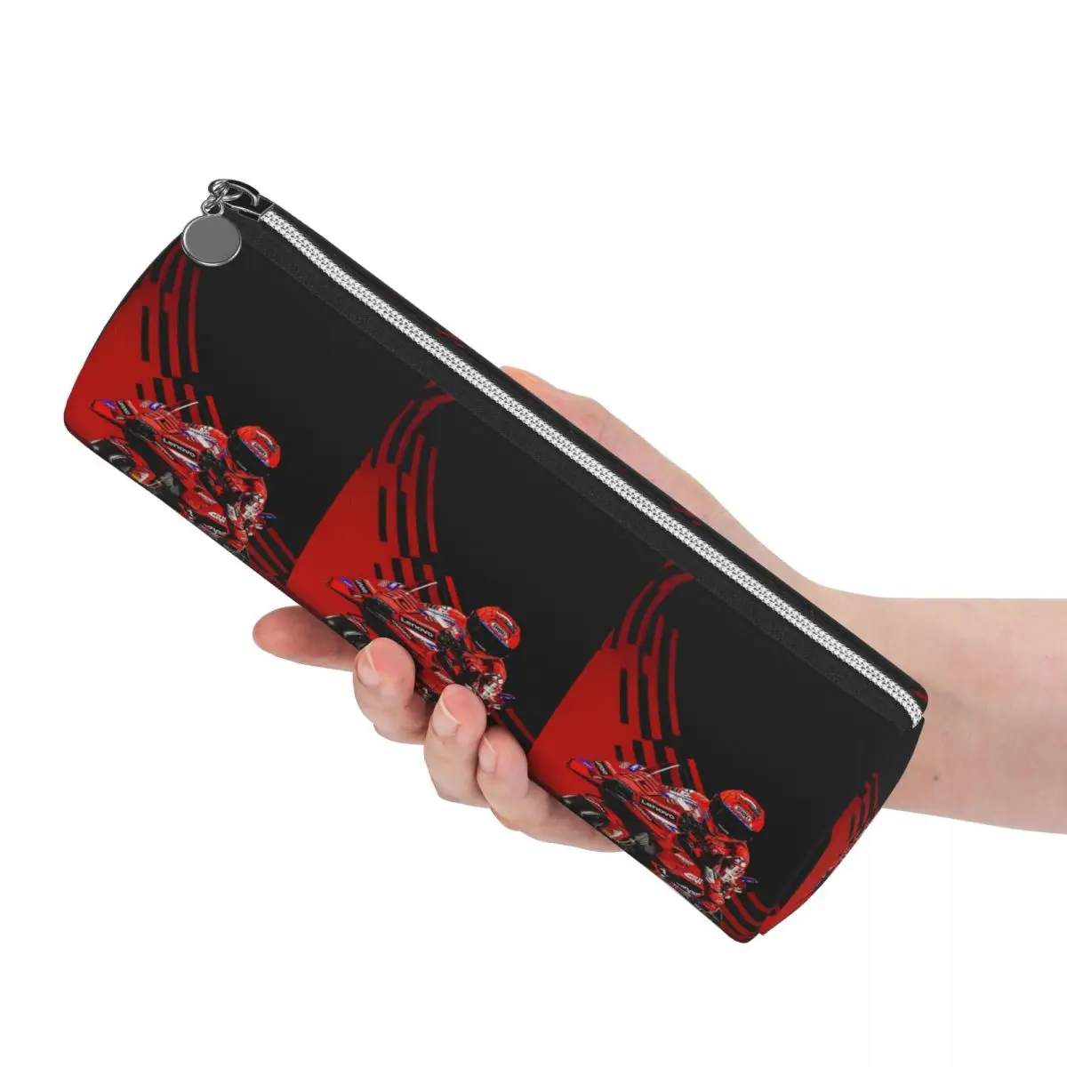 Motorcycle Racing Marqueze Pencil Cases Pencil Pouch Cylinder Pen Box Pencil Bag for Boy Girl Stationery Supplies