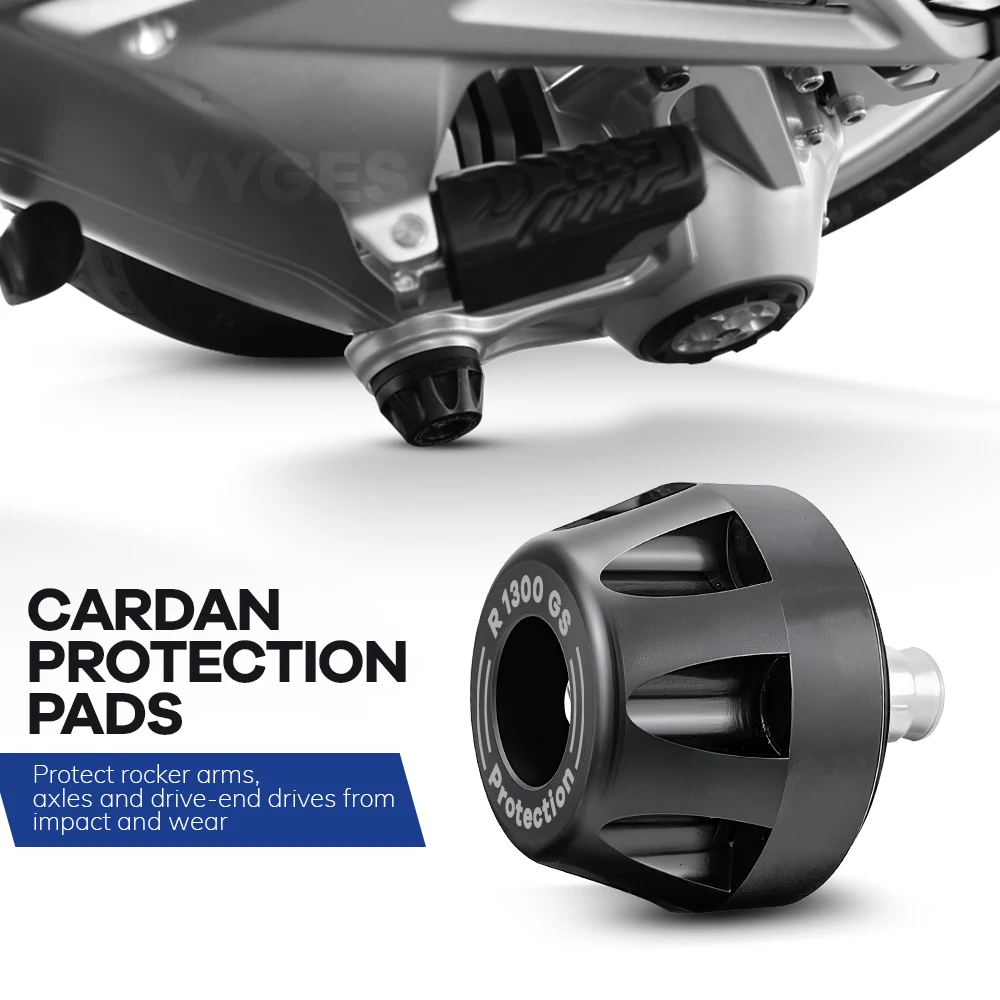 Coussinets de Protection de Cardan de moto, boîtier d'entraînement final, protecteur de curseur de Crash pour BMW R1300GS Adventure R1250GS R1200GS