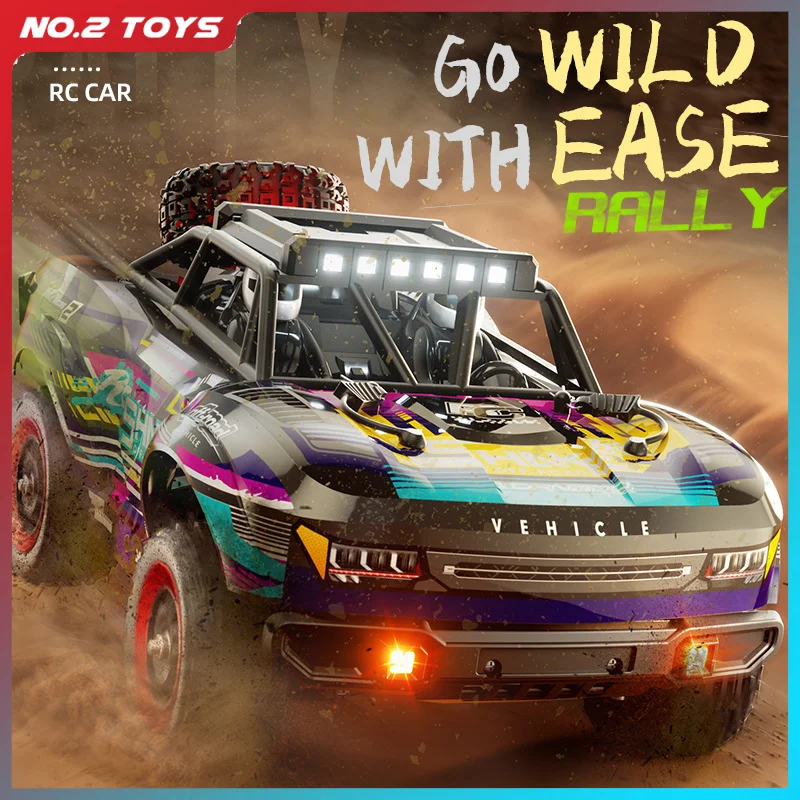 

JJRC Big 4WD Remote Control Car Toy 2.4G RC Pickup Racing Cars High Speed Off Road Vehicle Toys with Lights Boys Christmas Gifts