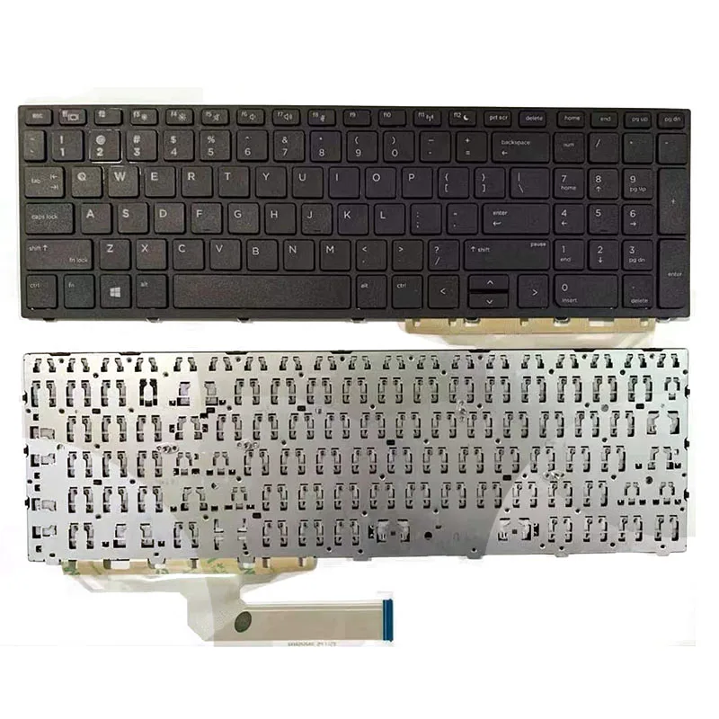 Teclado con diseño en idioma estadounidense para HP PROBOOK 450 G5 455 G5 470 G5 650 G4 G5 HSN-Q07C